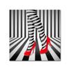 Trademark Fine Art Red Shoes Wall Dcor, 18 x 18 view 1