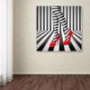 Trademark Fine Art Red Shoes Wall Dcor, 18 x 18 view 3