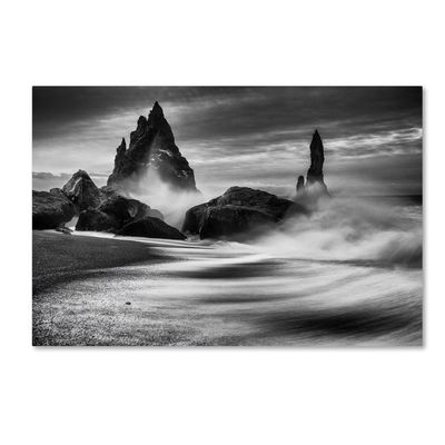 Canvas Wall Art - Philip Eaglesfield 'Iceland Rocks' Wall Art for Living Room, Bedroom, or Office Dcor by Trademark Fine Art
