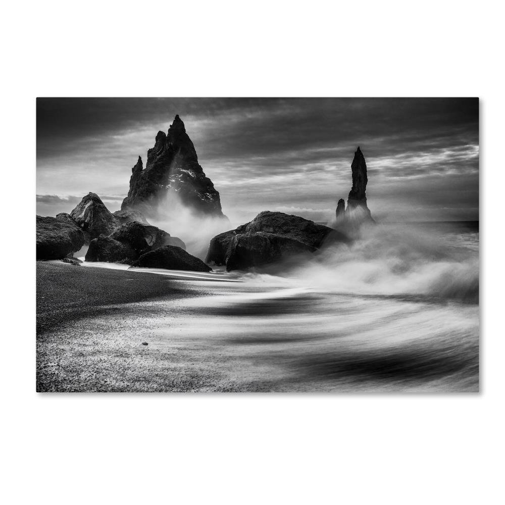 Canvas Wall Art - Philip Eaglesfield 'Iceland Rocks' Wall Art for Living Room, Bedroom, or Office Dcor by Trademark Fine Art