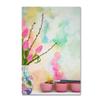 Trademark Fine Art ALI16580-C1624GG Tulips and Paint Brushes, 16 x 24 view 1
