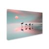 Trademark Fine Art Family Flamingos by Natalia Baras, 16x24-Inch view 2
