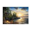 Wrapped Canvas Wall Art - Chuck Black 'Summer Nights' Wall Art for Living Room, Bedroom, or Office Dcor - 16x24 view 2