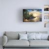 Wrapped Canvas Wall Art - Chuck Black 'Summer Nights' Wall Art for Living Room, Bedroom, or Office Dcor - 16x24 view 3