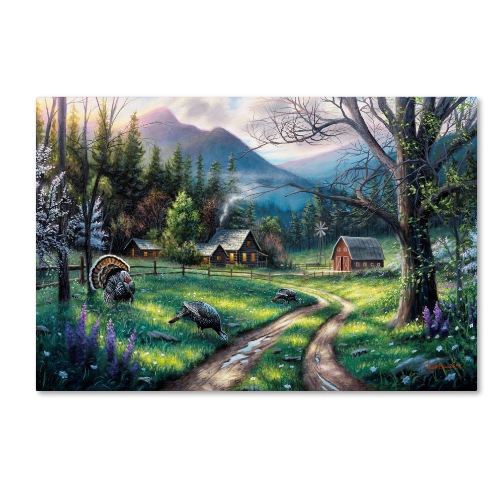 Trademark Fine Art Bear Creek Ranch by Chuck Black, 16x24-Inch