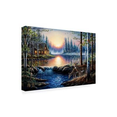 Trademark Fine Art -Chuck Black 'Total Bliss' Canvas Art - 16''x24''