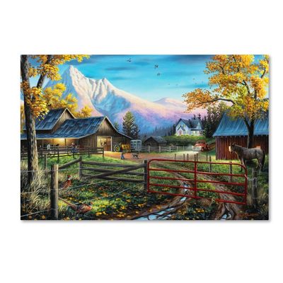 Trademark Fine Art ALI16407-C1624GG the Western Lifestyle, 16 x 24
