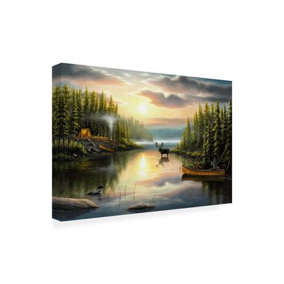 Wrapped Canvas Wall Art - Chuck Black 'Memories With Dad' Wall Art for Living Room, Bedroom, or Office Dcor - 16x24