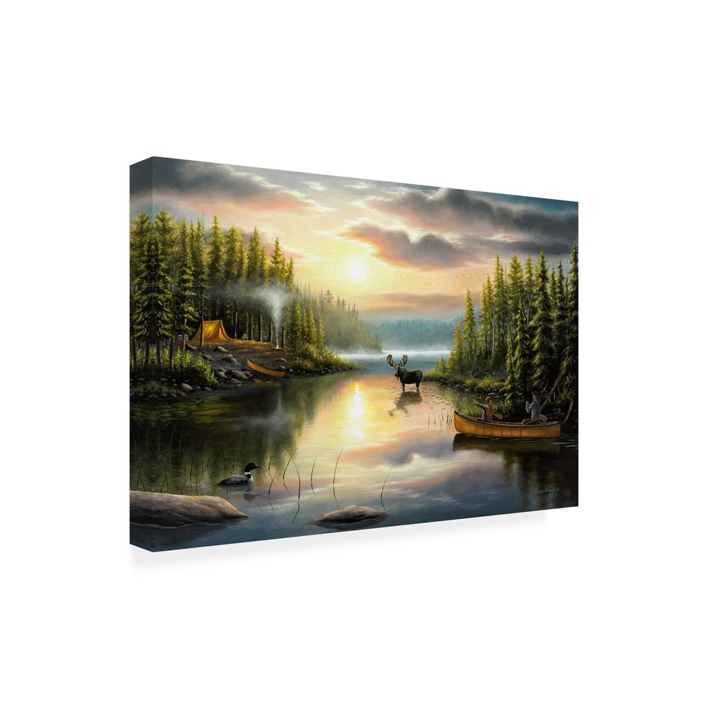 Wrapped Canvas Wall Art - Chuck Black 'Memories With Dad' Wall Art for Living Room, Bedroom, or Office Dcor - 16x24