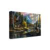 Wrapped Canvas Wall Art - Chuck Black 'Living the Dream' Wall Art for Living Room, Bedroom, or Office Dcor - 16x24 view 1