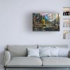 Wrapped Canvas Wall Art - Chuck Black 'Living the Dream' Wall Art for Living Room, Bedroom, or Office Dcor - 16x24 view 3