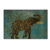 Trademark Fine Art ALI16423-C1624GG Gold Spraying Elephant, 16 x 24 view 1