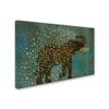 Trademark Fine Art ALI16423-C1624GG Gold Spraying Elephant, 16 x 24 view 2