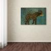 Trademark Fine Art ALI16423-C1624GG Gold Spraying Elephant, 16 x 24 view 3