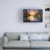 Wrapped Canvas Wall Art - Chuck Black 'Father and Son' Wall Art for Living Room, Bedroom, or Office Dcor - 16x24 view 3