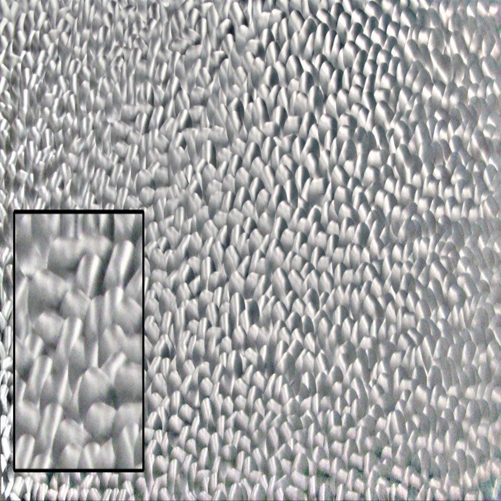 Cobble Stones Decorative Engraved Aluminum sheet metal / metal laminate used for cabinetry and wall covering, available in 4'x8' and 4'x10' sheets