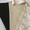 Sun Smart Cassius, Single Total Blackout Curtain for Bedroom, Luxurious Sheen Marble Jacquard, Window Treatment Panel, Rod Pocket Top, Easy to Hang, Fits 1.25" Rod, Machine Washable, 50" x108" Gold view 4