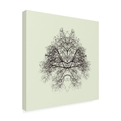 Wrapped Canvas Wall Art - Nadav Jonas 'Rorschach Test' Wall Art for Living Room, Bedroom, or Office Dcor - 18x18