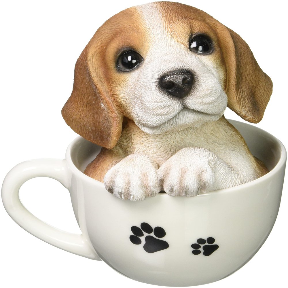 Toyo Stone 14082 Dog Ornament (Beagle) Brown, Approx. 5.1 x 4.5 x 5.5 inches (13 x 11.5 x 14 cm)