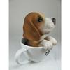Toyo Stone 14082 Dog Ornament (Beagle) Brown, Approx. 5.1 x 4.5 x 5.5 inches (13 x 11.5 x 14 cm) view 3