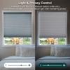 CHICOLOGY Cellular Shades  Cordless Honeycomb Blinds, Blackout or Light Filtering Window Shades for Home, Bedroom, Living Room, Kitchen, Office & Door Windows  Morning Pebble, 36" W x 84" H view 3