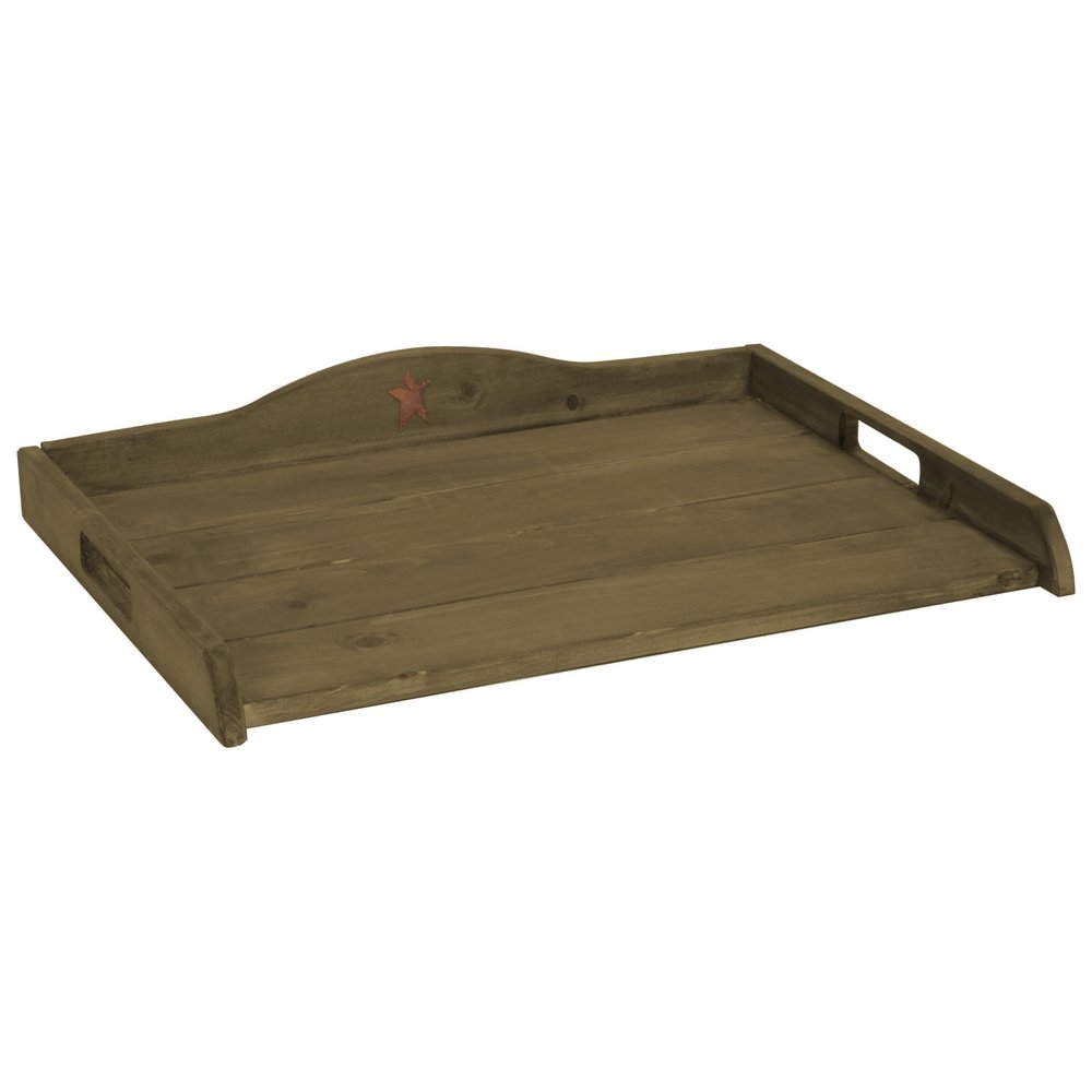 Farmhouse Stove Top Tray, Olive Green