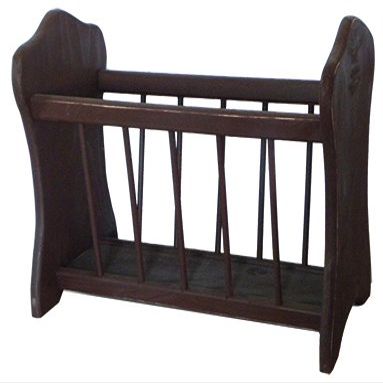 Farmhouse Magazine Stand, Black