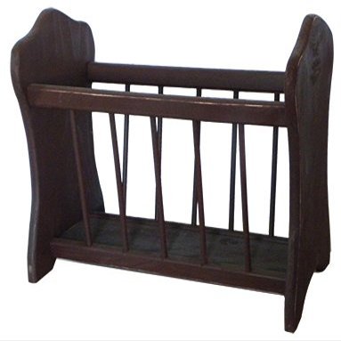 Farmhouse Magazine Stand, Black