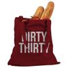 Indica Plateau Dirty Thirty Red Large Canvas Tote Bag view 1