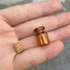 100pcs 0.6ml Mini Amber Bottles With Cork Brown Color Vials Jars Gift DIY Empty Little Bottles (13x18mm, Amber) view 3
