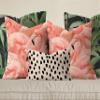 Wallpaperie Coral Flamingo Pillow Cover 22x22 view 2