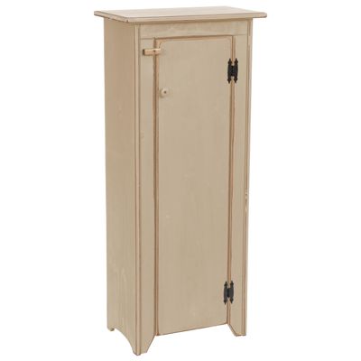 Furniture Barn USA Farmhouse Pine Jelly Cabinet, Country Tan