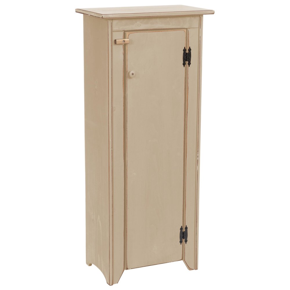Furniture Barn USA Farmhouse Pine Jelly Cabinet, Country Tan
