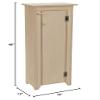Furniture Barn USA Farmhouse Pine Jelly Cabinet, Country Tan view 2