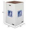 Fellowes 7320201 Waste/Recycling Bins 50Gal 10/CT White view 3