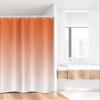 Ambesonne Ombre Stall Shower Curtain, Scorching Sunset in The Hot Desert Inspired Dusk Orange Ombre Digital Art Design Print, Fabric Bathroom Decor Set with Hooks, 36" W x 72" L, Orange White view 2