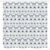 Ambesonne Navy Blue Stall Shower Curtain, Illustration Yatch Themed Design Fish Starfish Anchor Nautical Marine Print, Fabric Bathroom Decor Set with Hooks, 54" W x 78" L, Navy and White view 4