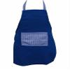 CHEFSKIN Set of Gingham Apron and White Chef HAT, Adjustable, Soft Children Child Costume (REG (fits 8-12), Royal Blue) view 1