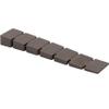 WAGNER Door Wedge/Doorstop CUTSTICK 9pcs. Set - 75 x 7 mm, Brown Wedge Made of high Class Synthetics, to be Pushed Underneath Doors, Protects Door, Wall and Furniture - 15693009 view 1