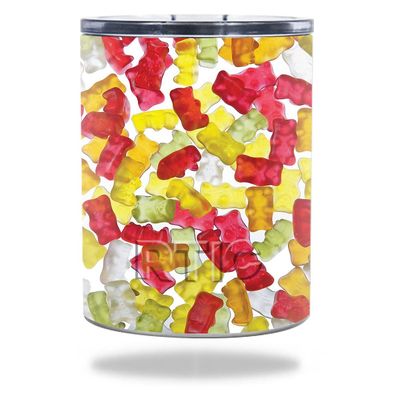 MightySkins Skin Compatible with RTIC Lowball 10 oz (2016) Gummy Bears | Protective, Durable, and Unique Vinyl Decal wrap Cover | Easy to Apply, Remove, and Change Styles | Made in The USA