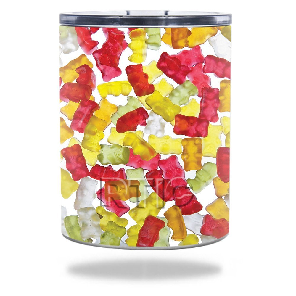 MightySkins Skin Compatible with RTIC Lowball 10 oz (2016) Gummy Bears | Protective, Durable, and Unique Vinyl Decal wrap Cover | Easy to Apply, Remove, and Change Styles | Made in The USA