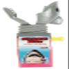 Set of 3 - 2oz Assorted Shark Bite Candy Holder With Lollipop! Perfect for Movie Night, Field Trips, Road Trips and More! view 2