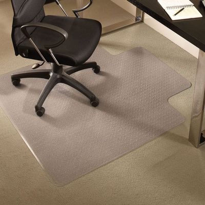 Gripper Mat with Lip - 36"x48" Gripper Clear Mat Dimensions: 36"W x 48"D Weight: 12 lbs