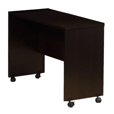 Benzara Stylish Dark Brown Finish Return with Spacious Display Top. Desk