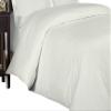 Royal Tradition Stripes Ivory 300 Thread Count Full/Queen Duvet Cover Set 100% Cotton 3PC Comforter Cover Set Button Enclosures view 3