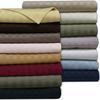 Royal Tradition Stripes Ivory 300 Thread Count Full/Queen Duvet Cover Set 100% Cotton 3PC Comforter Cover Set Button Enclosures view 4