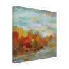 Wrapped Canvas Wall Art - Silvia Vassileva 'October Dreamscape' Wall Art for Living Room, Bedroom, or Office Dcor - 18x18 view 1