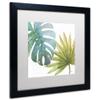 Trademark Fine Art ' Tropical Blush VIII ' White Matted Black Frame by Lisa Audit 16x16 view 2
