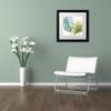 Trademark Fine Art ' Tropical Blush VIII ' White Matted Black Frame by Lisa Audit 16x16 view 3