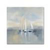 Trademark Fine Art WAP02172-C1818GG Silvia Vassileva 'Morning Sail I Blue' view 1